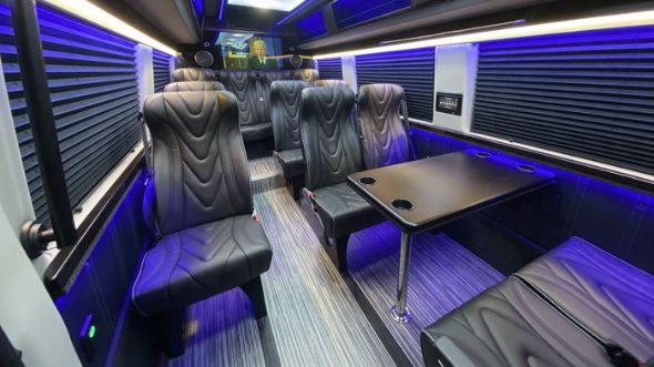 greeley 18 passenger sprinter van interior