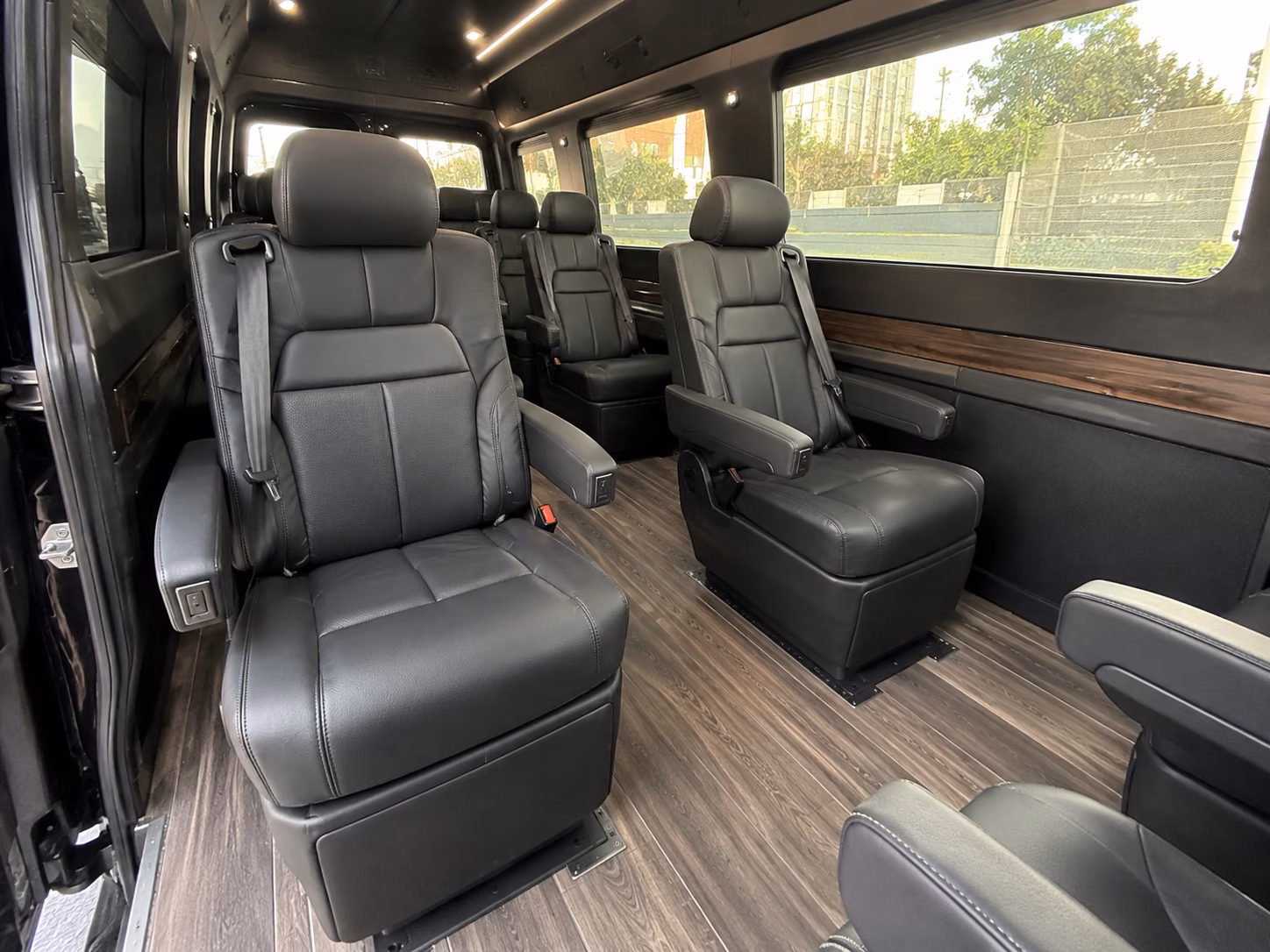 greeley 8 passenger sprinter van inside